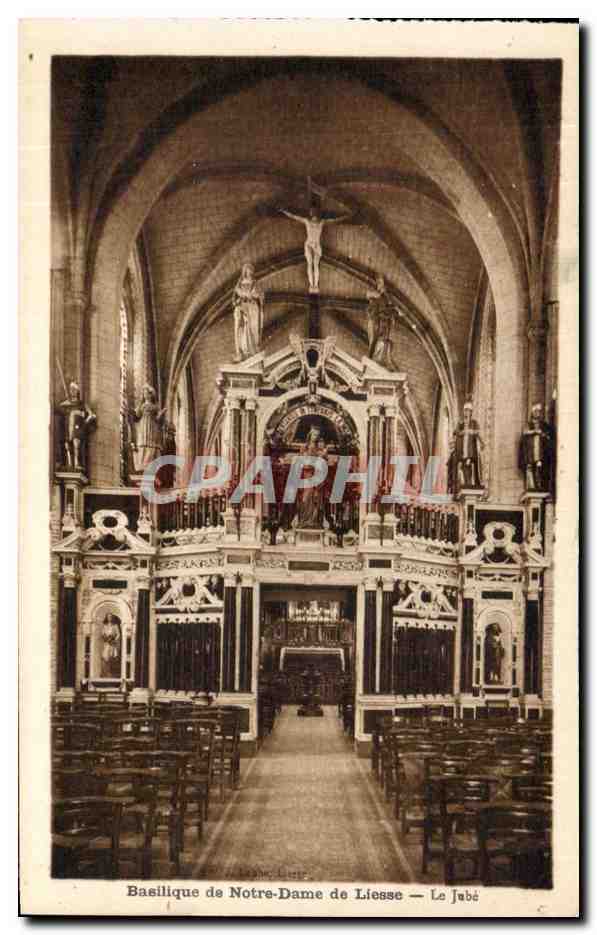 CPA Basilique de Notre Dame de Liesse Le Jube