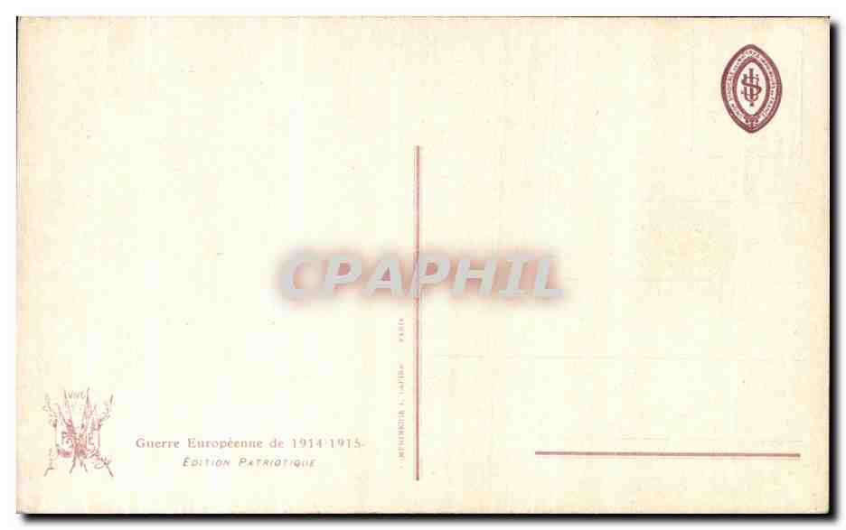 CPA Ramscapelle Ruines Glorieuses Miltiaria  — Rückseite