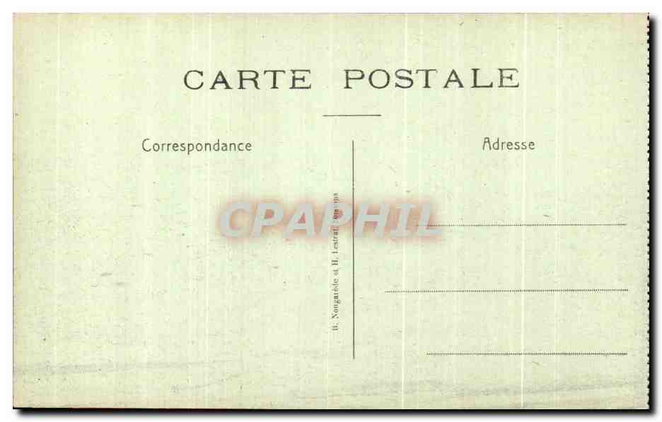 CPA Plateau de Chaudun Un Champ d'Aviation Chaudun  — Rückseite