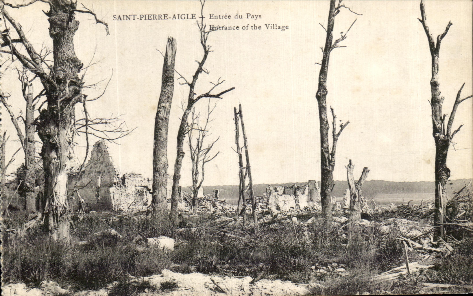 CPA Saint Pierre Aigle Entree du Pays Militaria