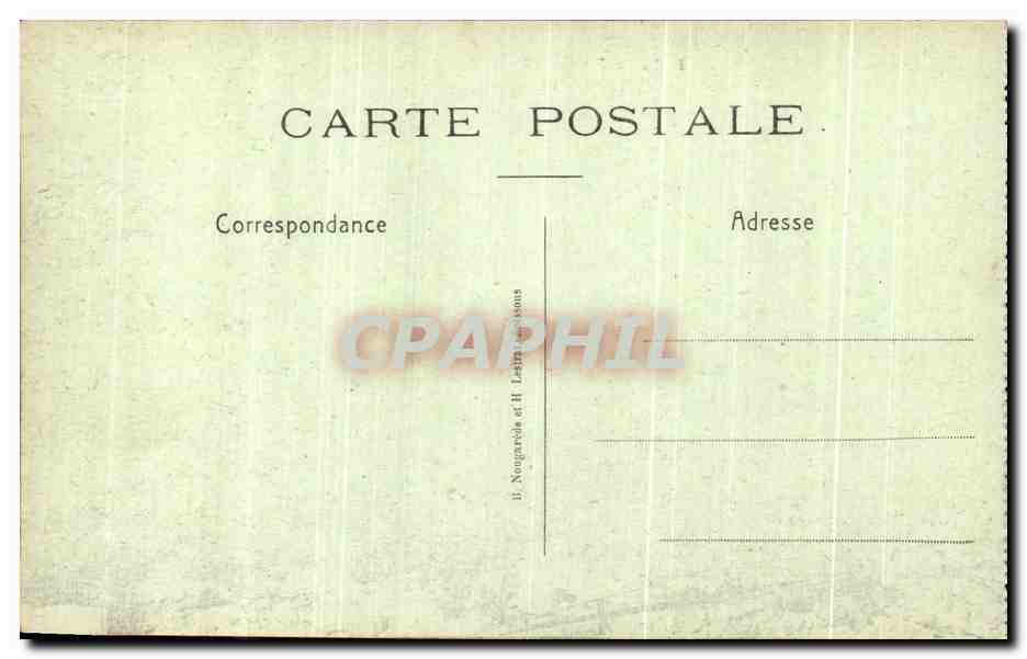 CPA Le Ferme de Cravencon et la Croix de Fer Militaria  — Rückseite