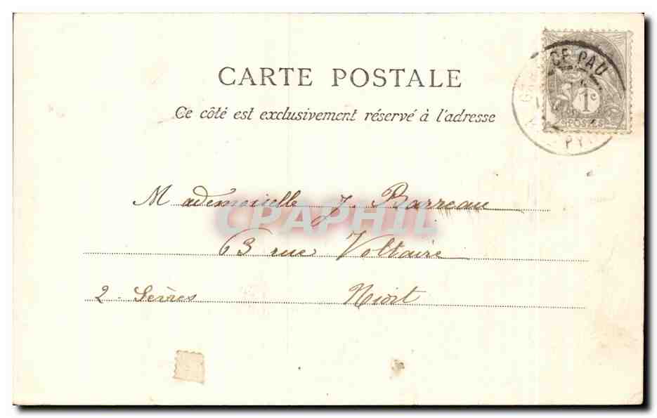 Château de Pau — Salon de Famille — GL — Verso