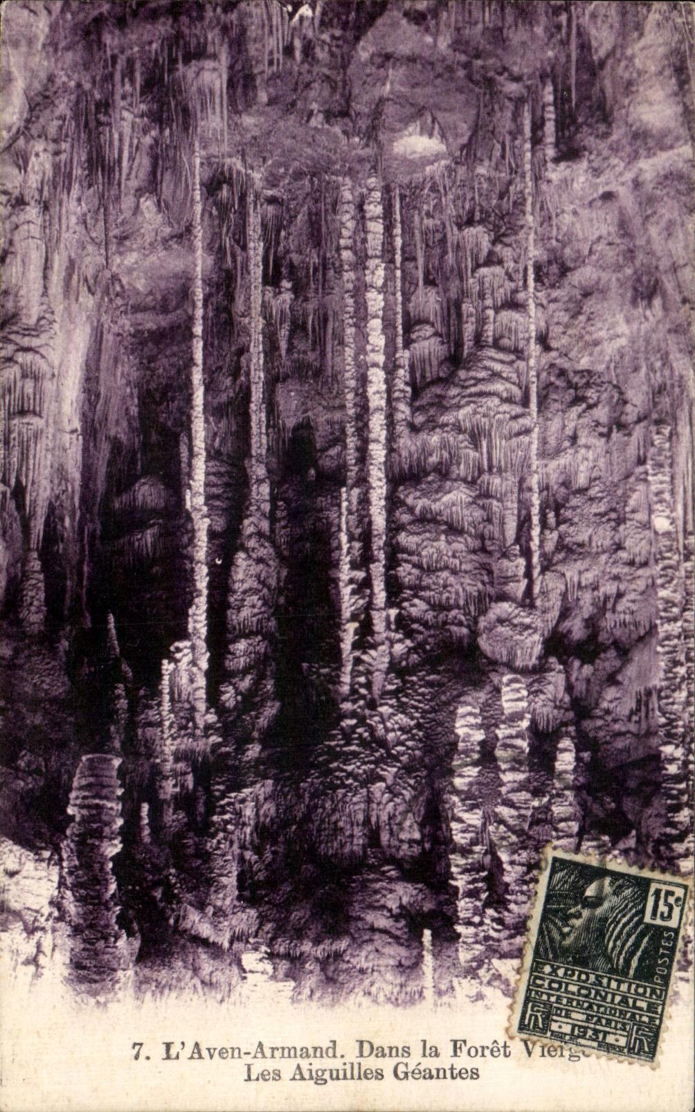 L'Aven-Armand. Die Riesenspitzen — In der Urwald — Verlag: G. P. L. Ed. (Nr. 7)