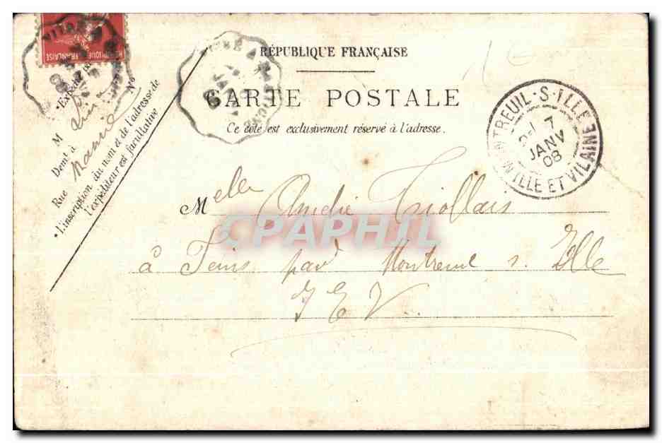 CPA Bazeilles Etat actuel de la Chambre des Dernieres cartouches  — Rückseite