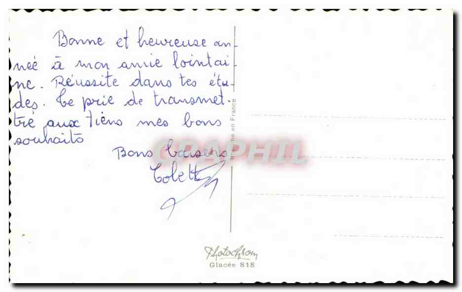CPA Fantaisie Enfant Chien  — Rückseite