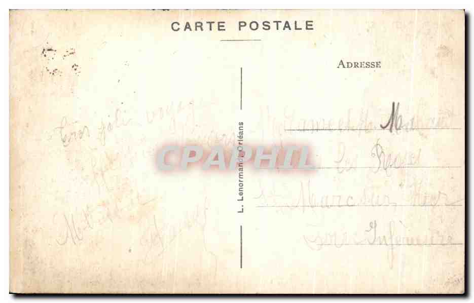 CPA Orleans Vue Generale Les Bords de la Loire — Rückseite