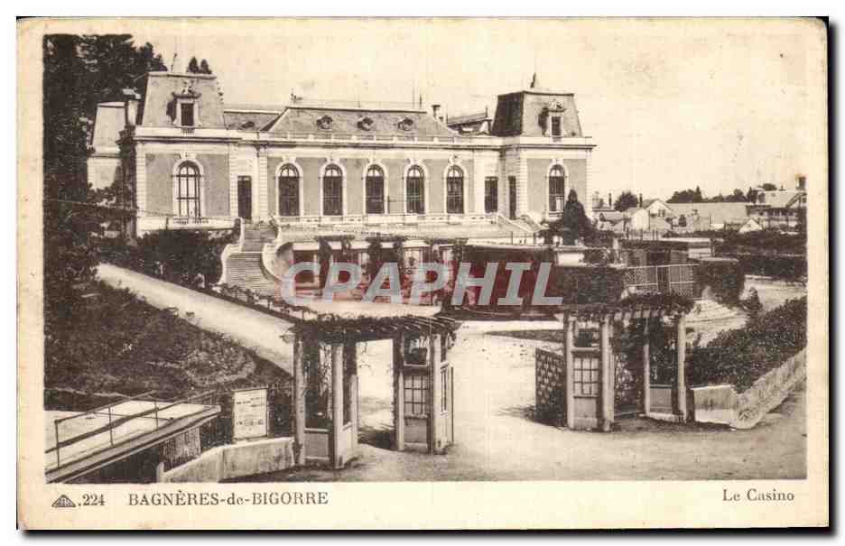 Bagnères-de-Bigorre — Het Casino — Uitgever: Des Arts Phonocaniques, n°224