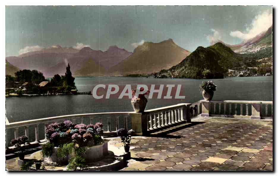 Lac d'Annecy — Talloires, en face du village — G. Rossignol, série 405
