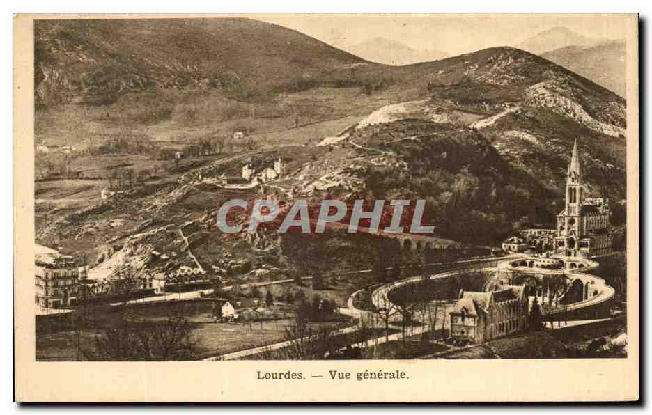 Lourdes — Vue générale — CPAPHIL