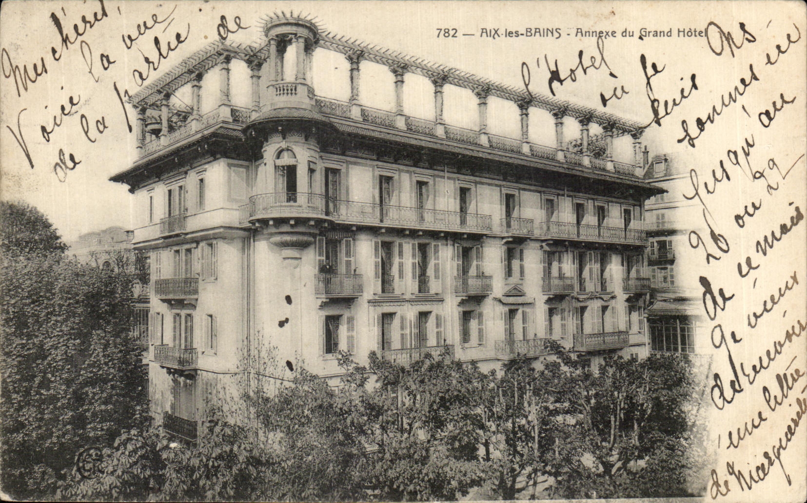 CPA Aix les Bains Annexe du Grand Hotel