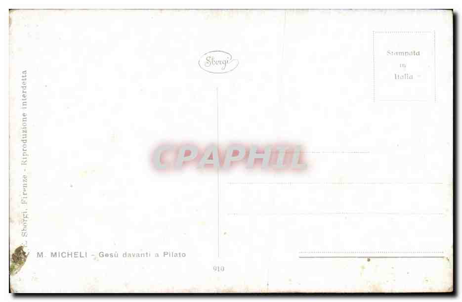 CPA Micheli Gasu davanti a Pilato — Verso