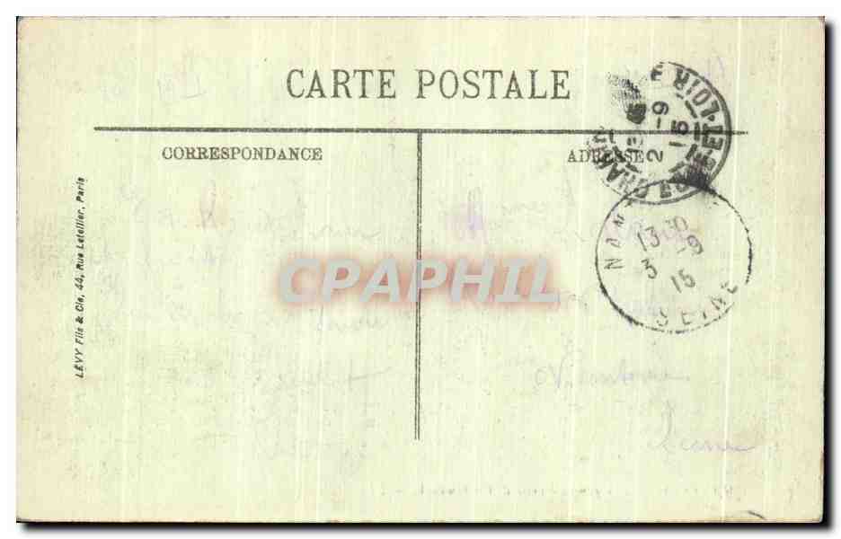 CPA Chartres Vue generale prise de Cachemback — Rückseite