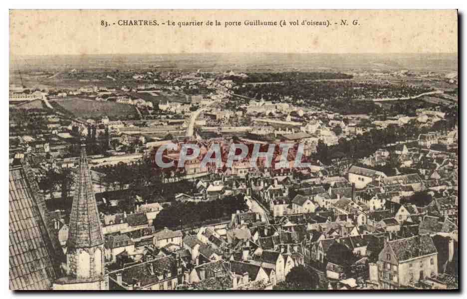 CPA Chartres Le quartier de la porte Guillaume