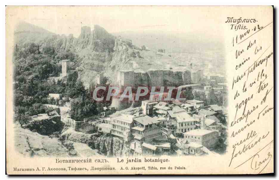 CPA Le Jardin Botanique Tiflis Russie Georgie 