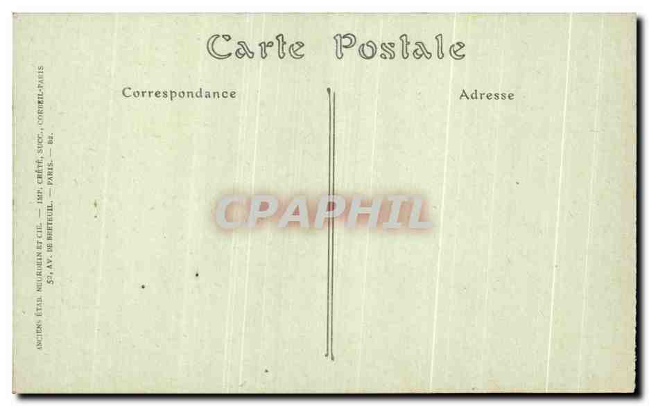 CPA Parc du Petit Trianon le Temple de I'Amour Petit Trianon Versailles — Verso
