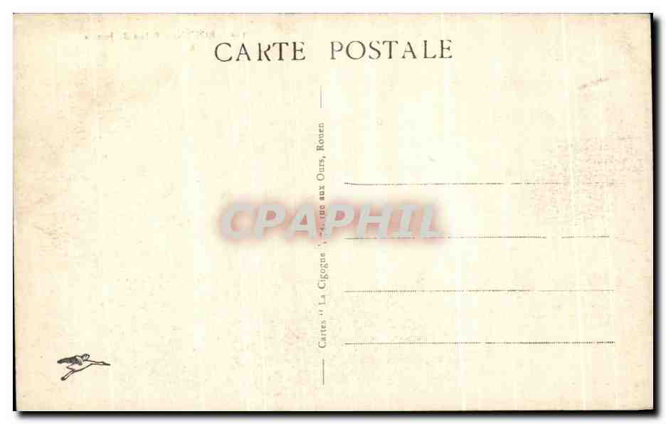 CPA Rouen Palais de Justice — Verso