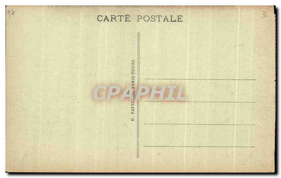 CPA Montresor L'Eglise Le Tombeau des Bastarnay Imbert de Bastarnay Seigneur de Montresor — Rückseite