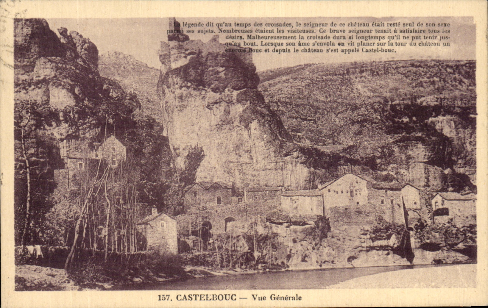 CPA Castelboug Vue Generale