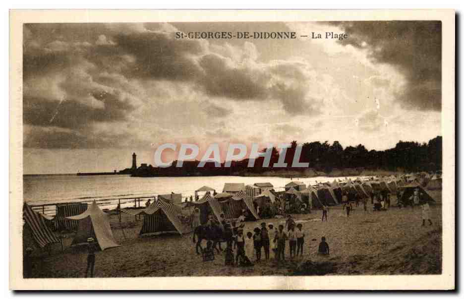 CPA St Georges De Didonne La Plage Enfants