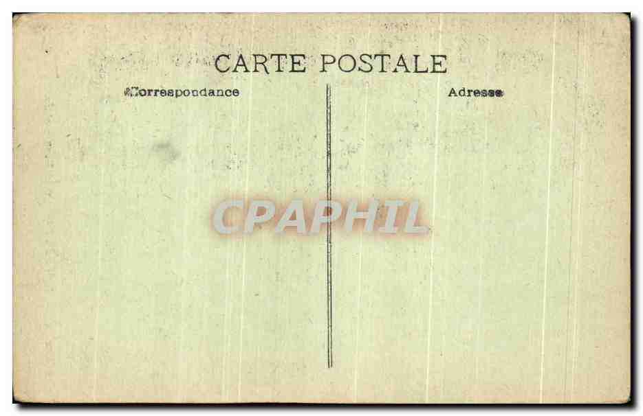 CPA Marseille Eglise des Reformes et Monument des Mobiles — Verso