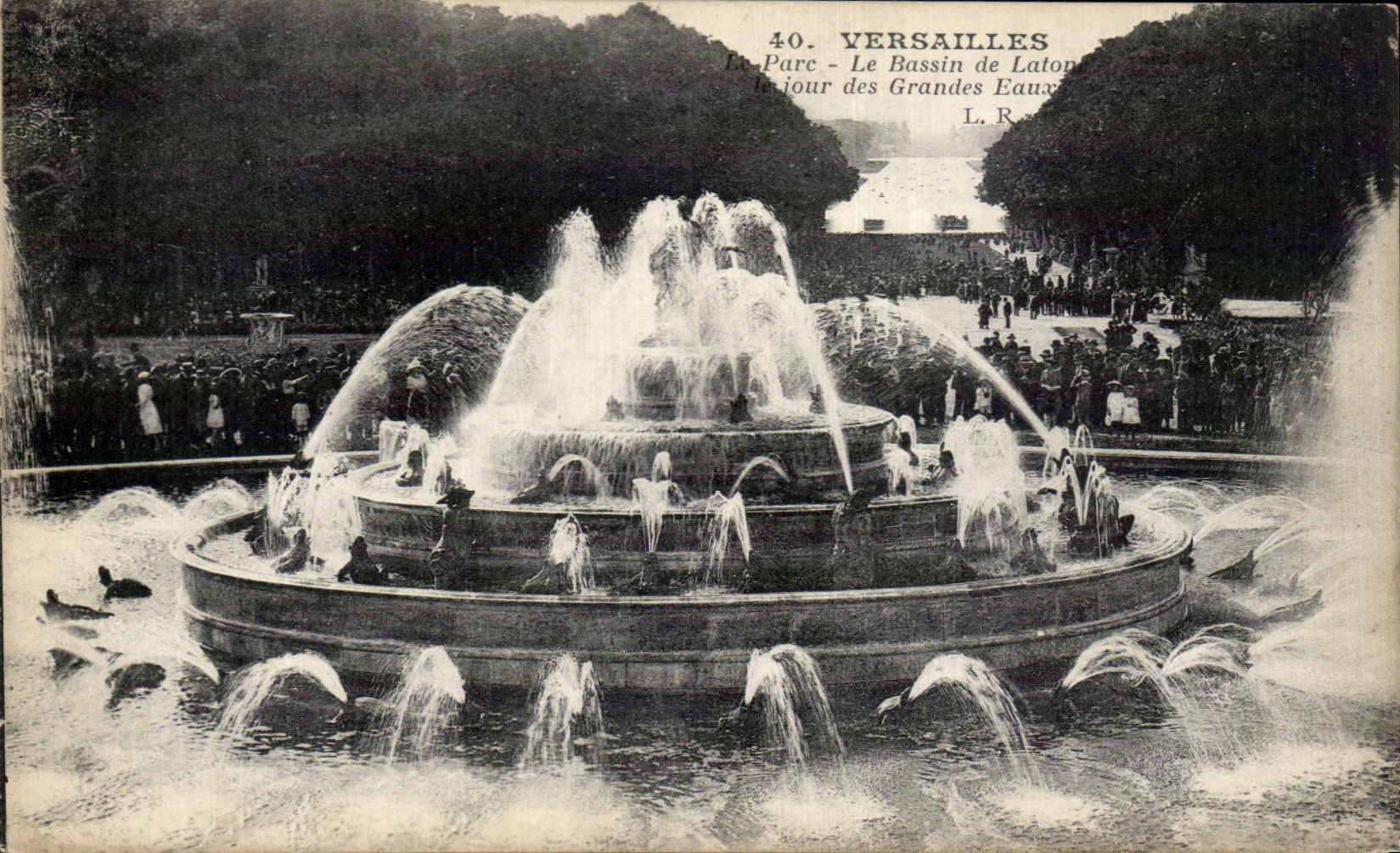 Versailles — Le Parc - Le Bassin de Latone, le jour des Grandes Eaux — I. R. (éditeur)