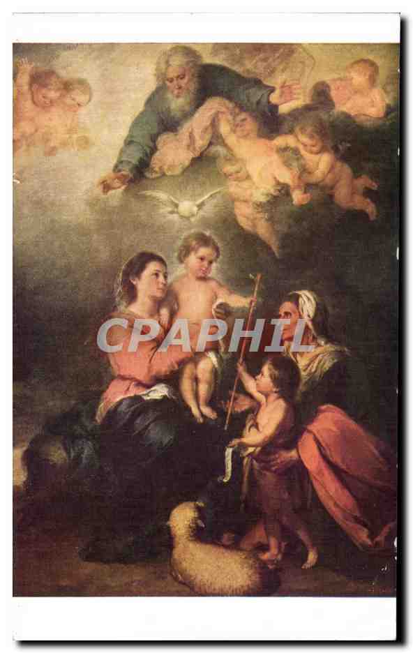 CPA Bartolome Esteban Murillo la sainte famille 