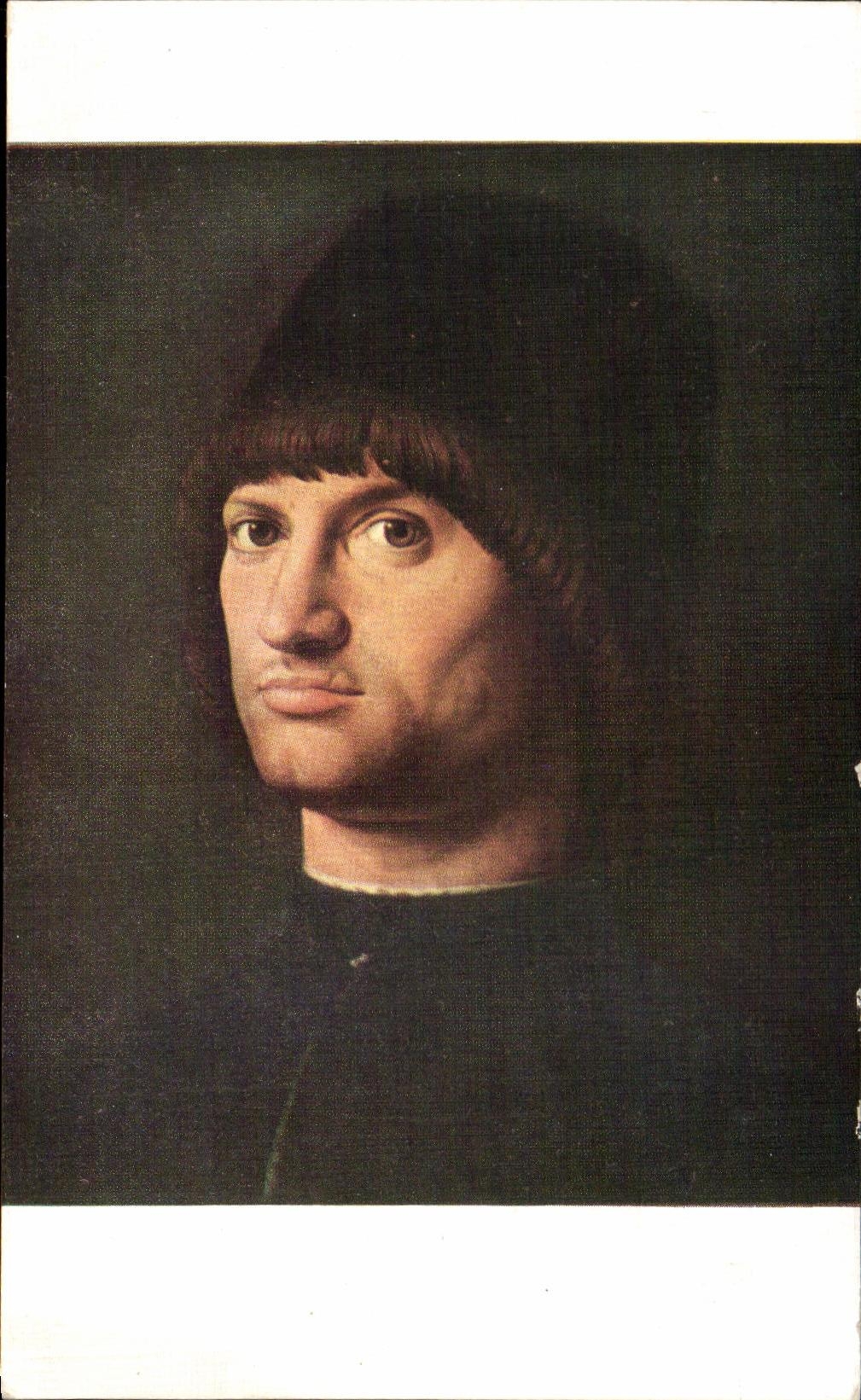 CPA Antonello Messine Portrait d'homme dit le Condottiere
