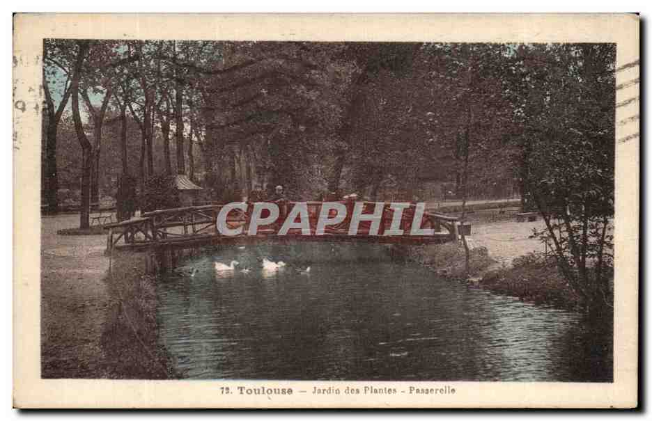 Toulouse — Jardin des Plantes — Passerelle