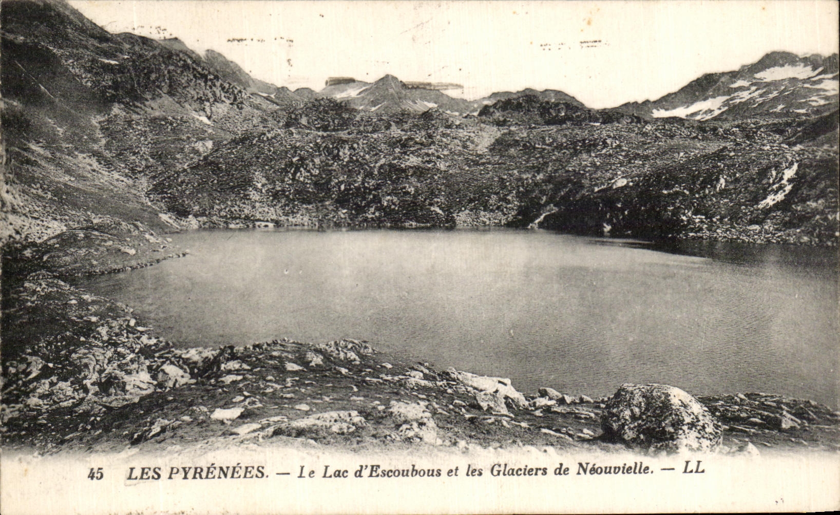 Les Pyrénées — Le Lac d'Escoubous et les Glaciers de Néouvielle — LL