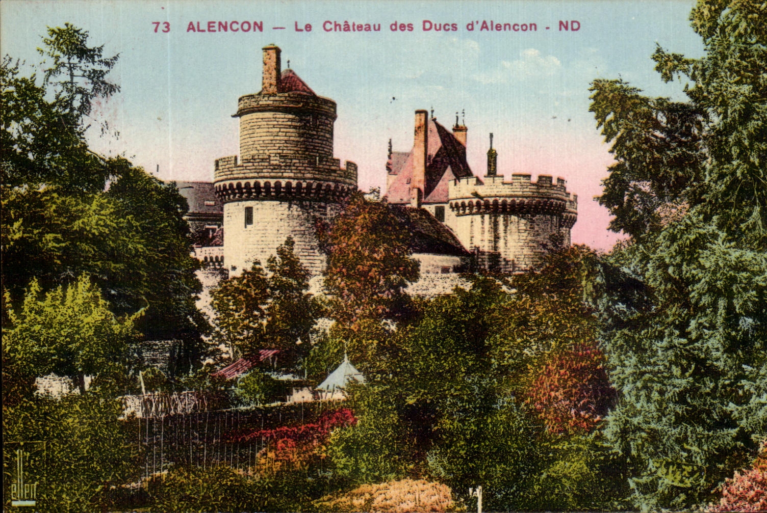 CPA Alencon Le Chateau des Ducs d'Alencon
