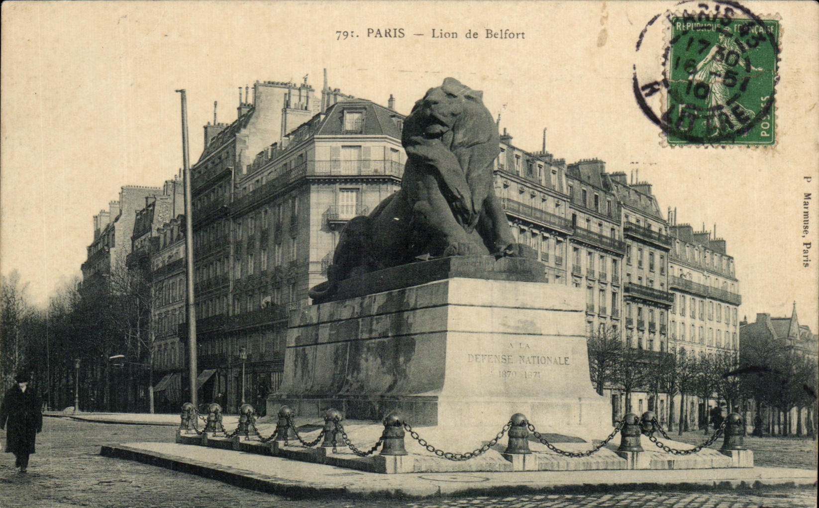 CPA Paris Lion de Belfort