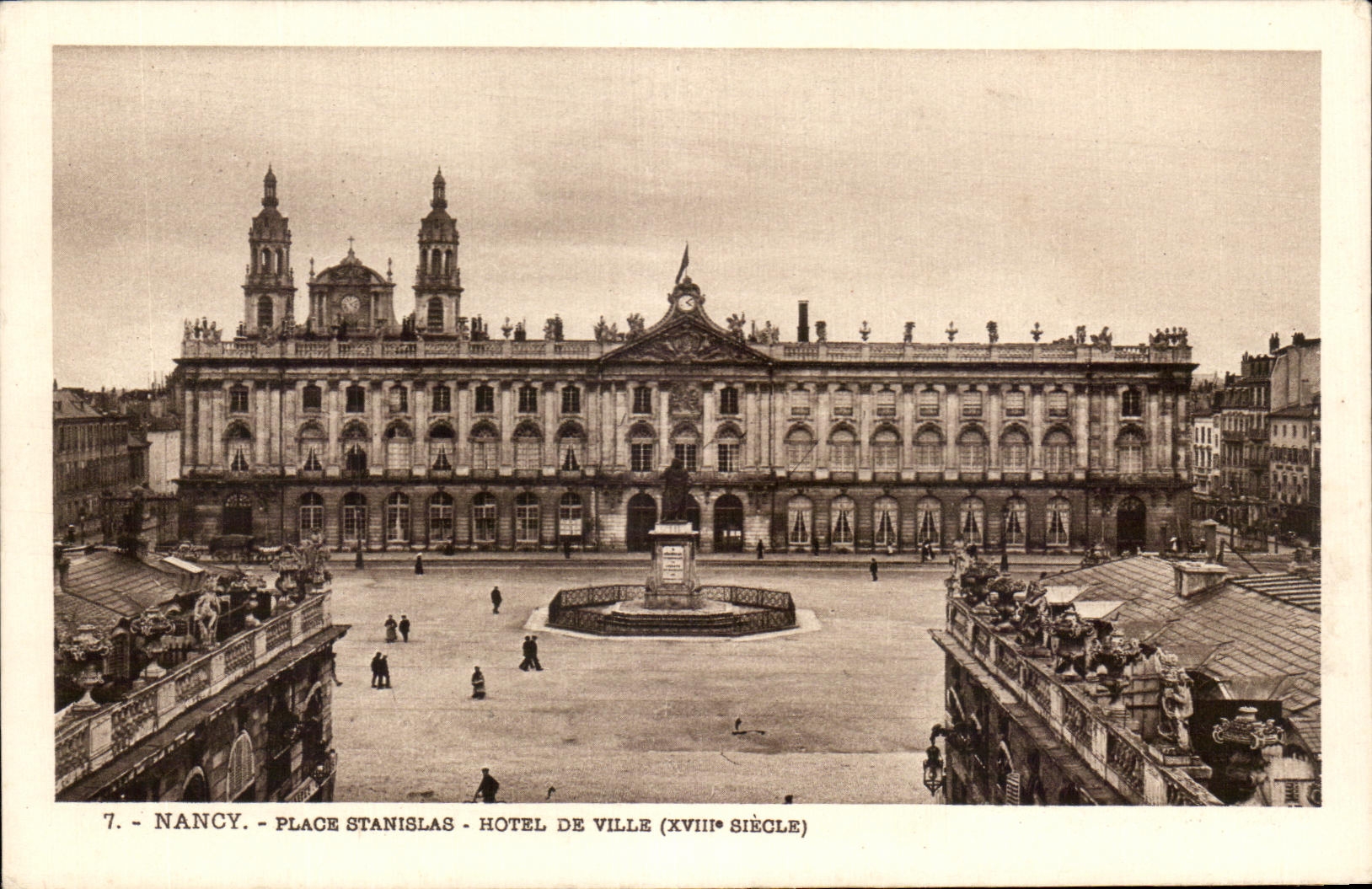 CPA Nancy Place Stanislas Hotel De Ville