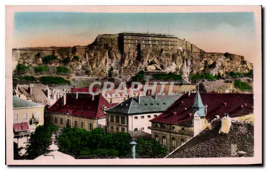 CPA Belfort Le Chateau et le Lion