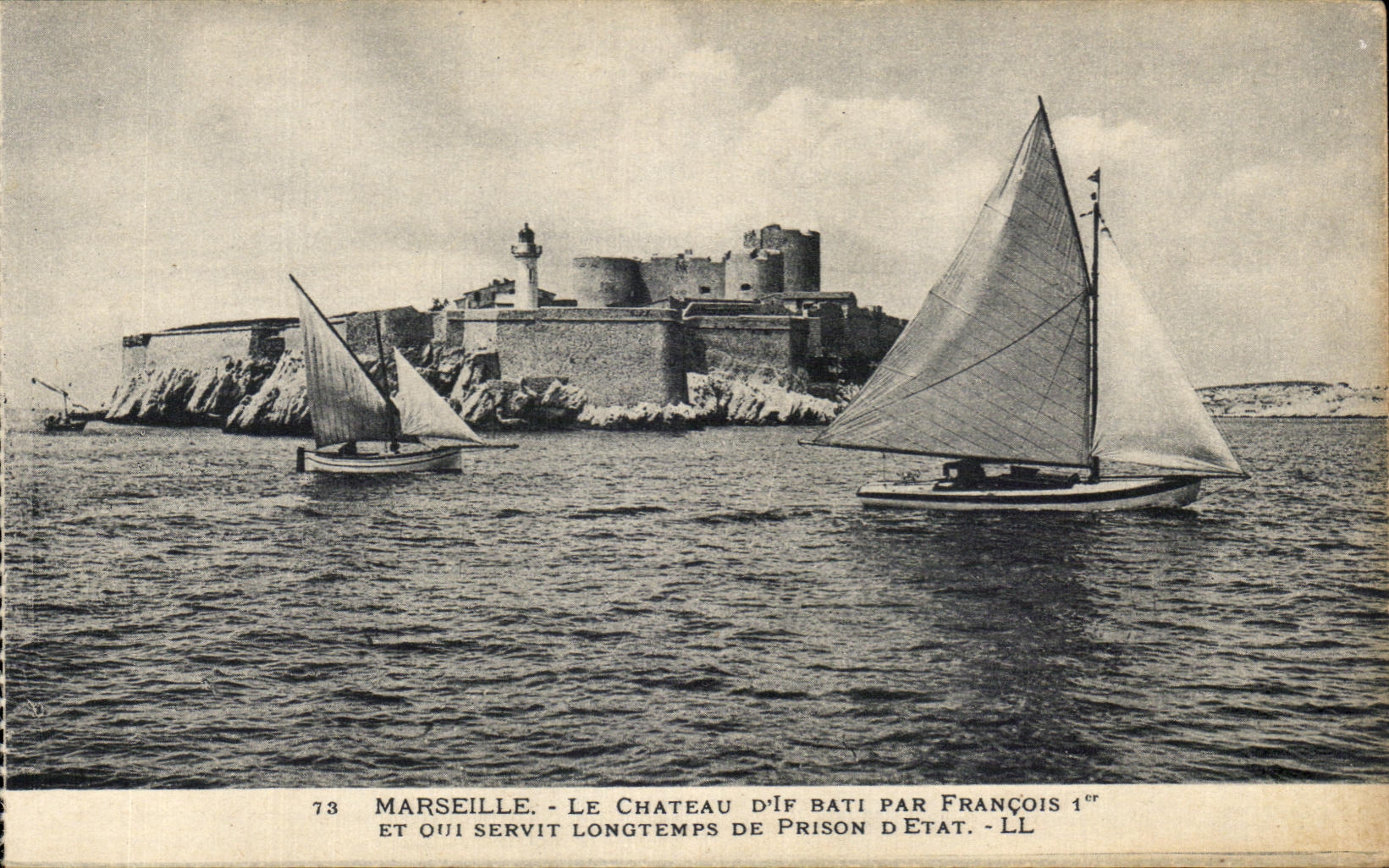 CPA Marseille Le Chateau Dif Bati Par Francois Et oill Servit Longteps De Prison D'Etat
