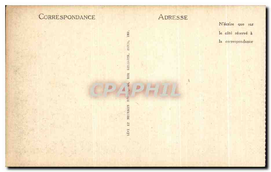 CPA Marseille Place Castellane Et Avenue Du Prado — Verso