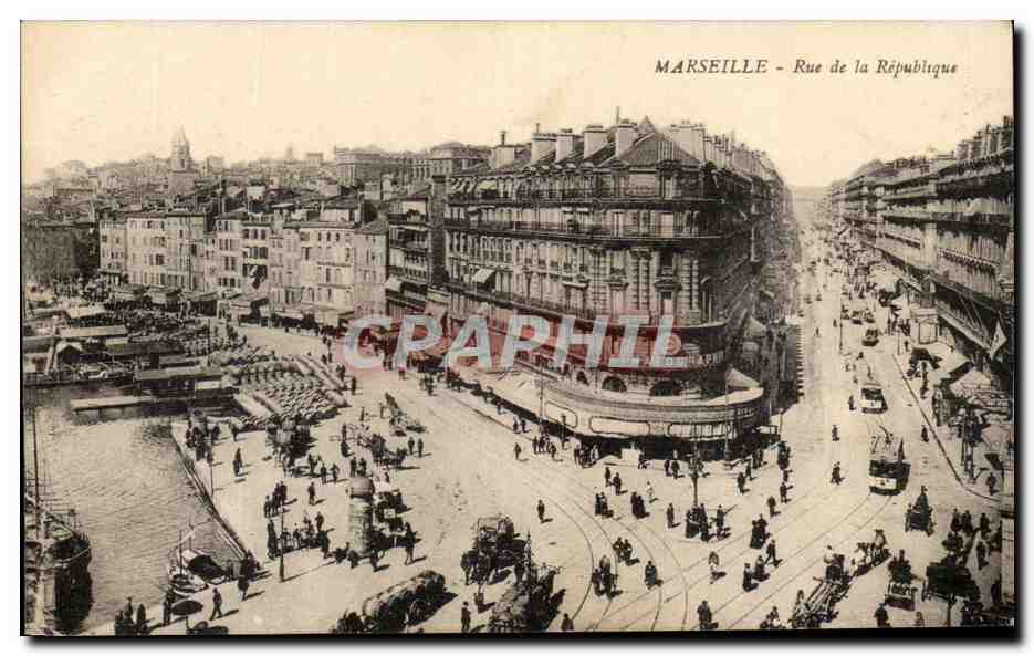 CPA Marseille Rue de la Republique
