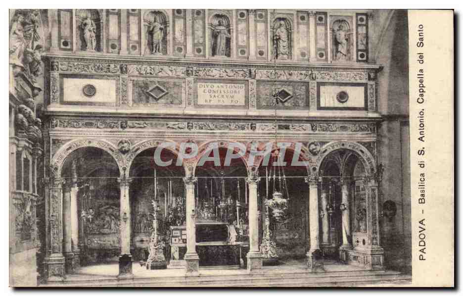 CPA Padova Basilica di S Antonio Cappella del Santo