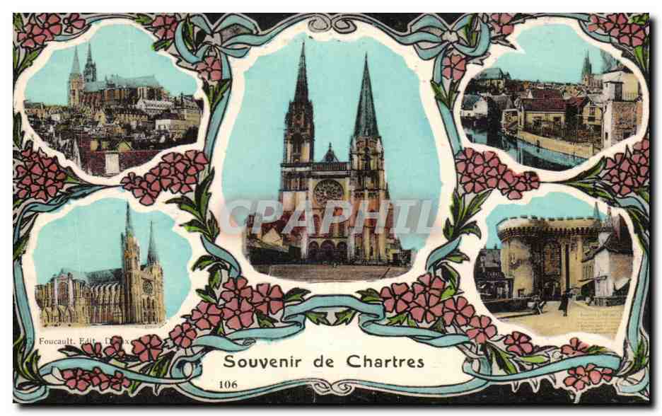 CPA Souvenir De Chartres