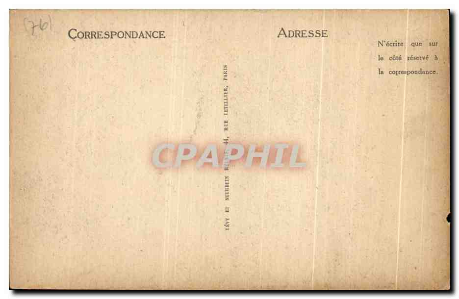 CPA Rouen Le Palais de Justice — Verso