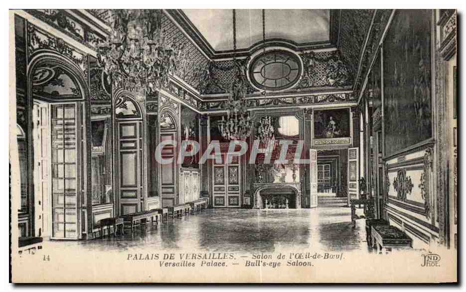 CPA Place De Versailles Salon de l'Oeil de Boeuf