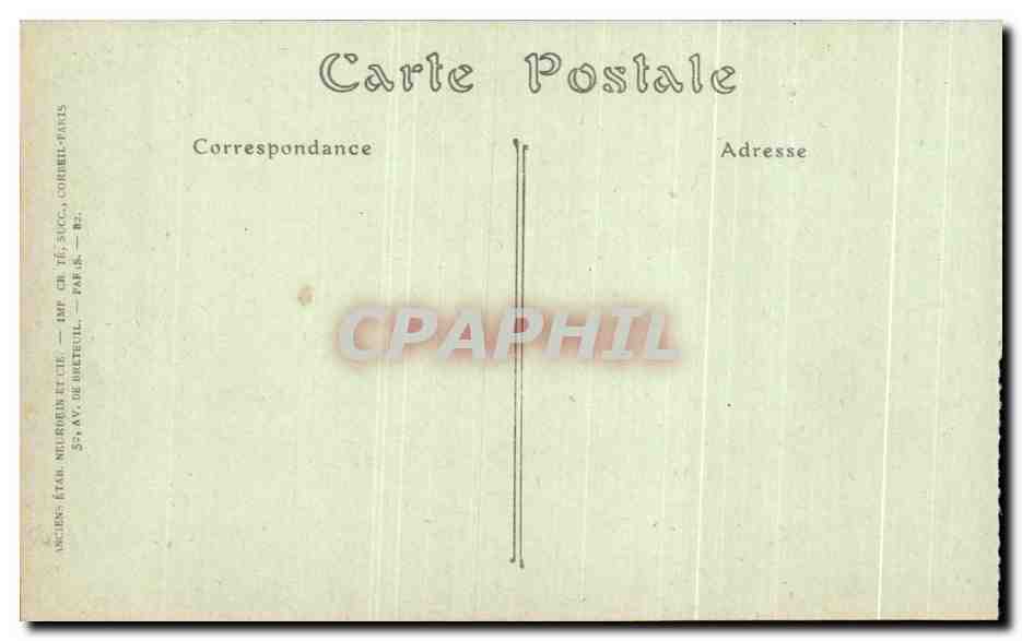 CPA Place De Versailles Salon de l'Oeil de Boeuf — Rückseite
