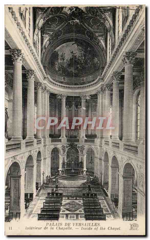 Palais de Versailles — Intérieur de la Chapelle — JND JROC.