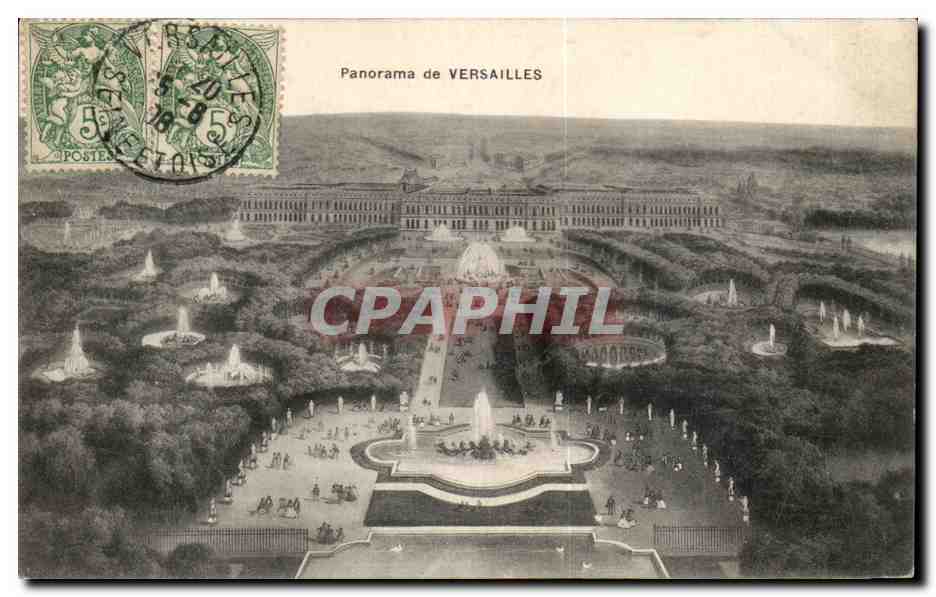 CPA Panorama de Versailles