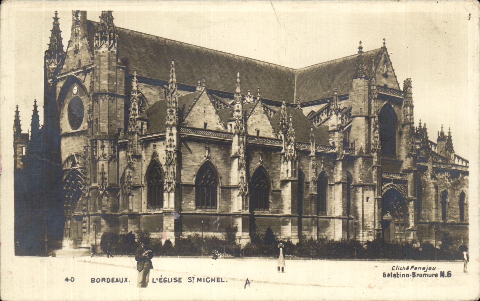 CPA Bordeaux L'Eglise St Michel