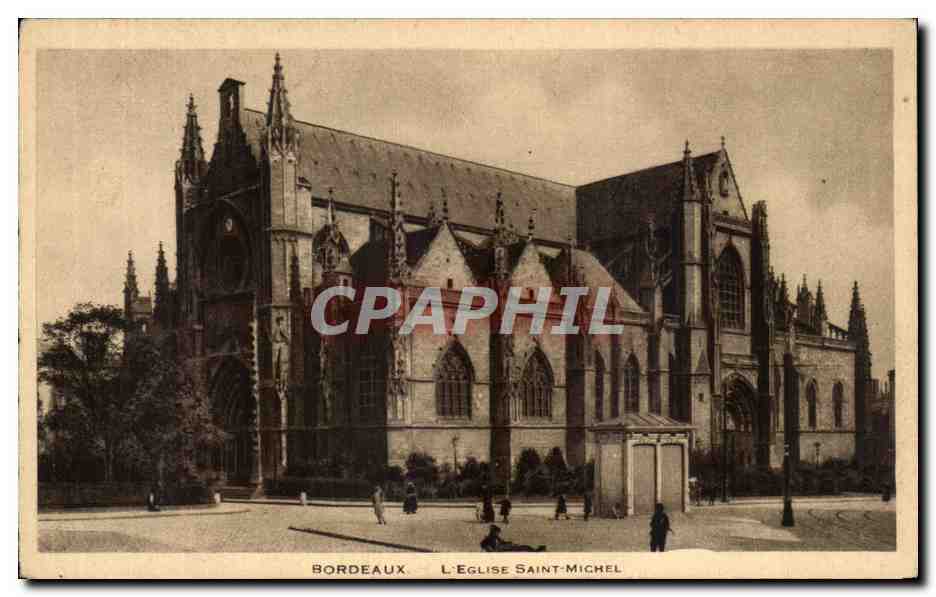 CPA Bordeaux L'Eglise Saint Michel