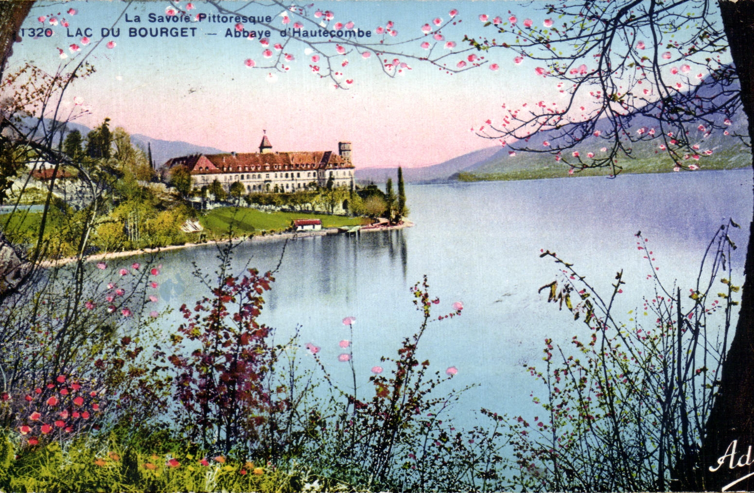 CPA La Savoie Pittoresque Lac Du Bourget Abbaye d'Hautecombe