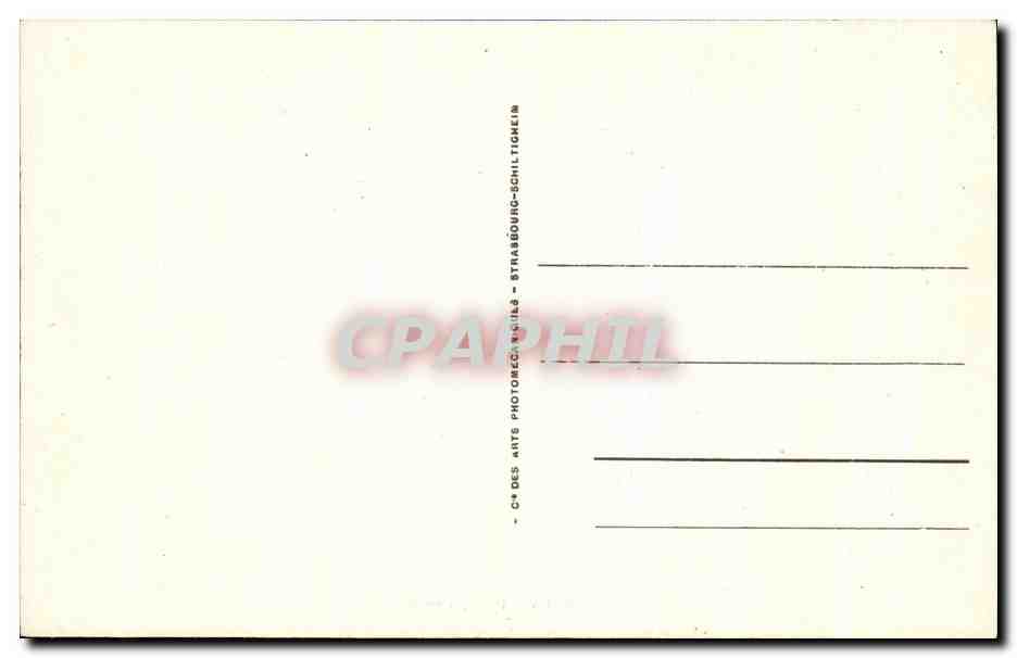 CPA Vichy Palais des Sources — Verso