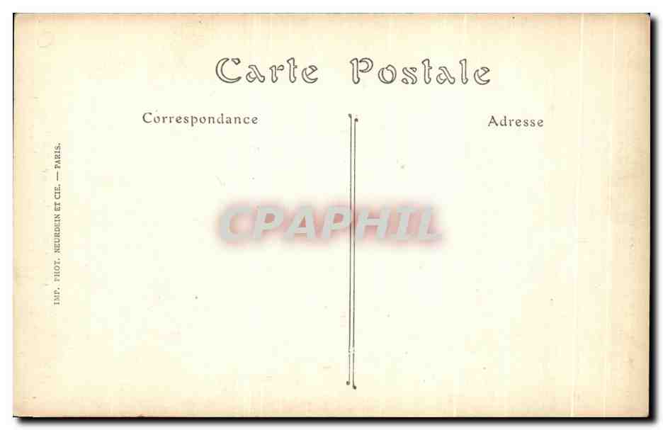 CPA Moulins Ancienne Residence d'anne de Beaujeu — Verso