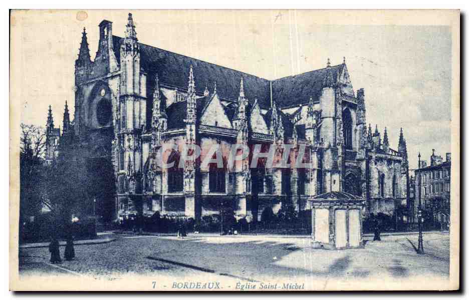 CPA Bordeaux Eglise Saint Michel