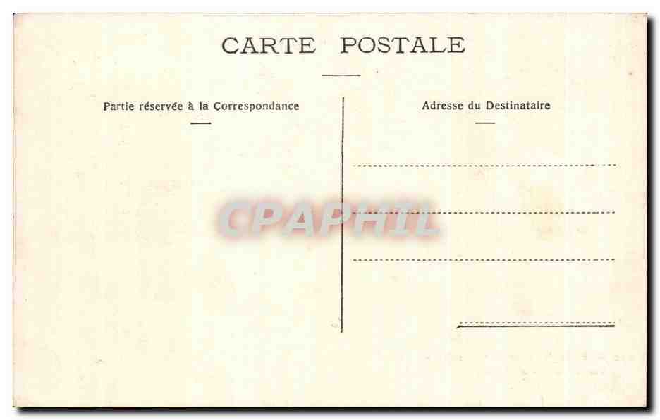 CPA Vue genereale du Mont Blanc prise du Saleve Hotel des Treize Arbres  — Verso